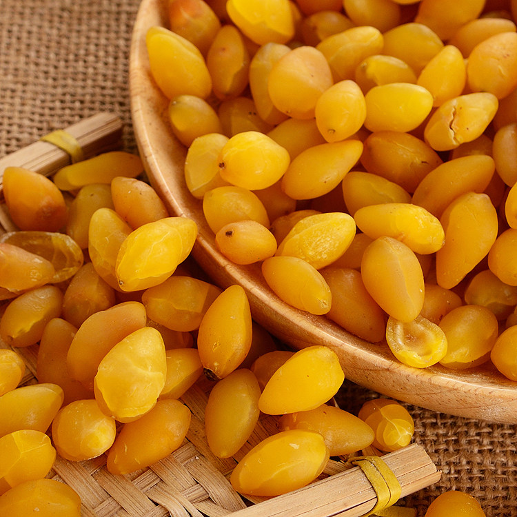 银杏中药材特级白果熟白果仁杏仁新鲜干货500克白果