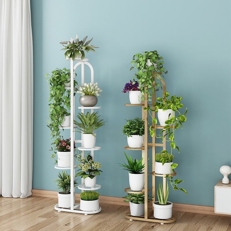 教室班级花架花盆绿植置物架阳台室内客厅落地花架