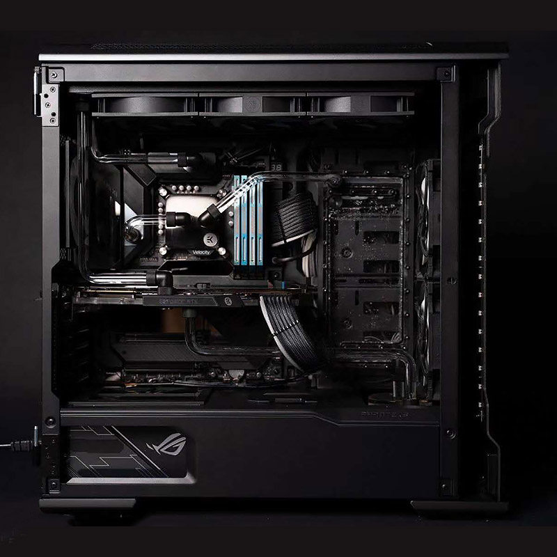 phanteks追风者518xtg rgb中全塔ematx 水冷侧透台式电脑大主机箱