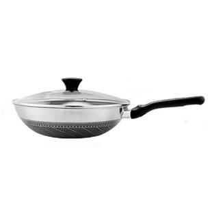 ASD爱仕达晶刚甲·316L复合钢炒锅双面屏蜂窝炒锅CC32E4LB