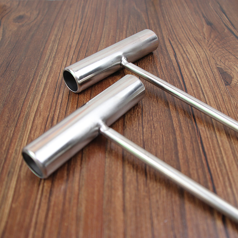 不锈钢拖猪钩拉猪钩杀猪工具屠宰刀丁字钩手拉钩猪牛羊肉烤肉钩子