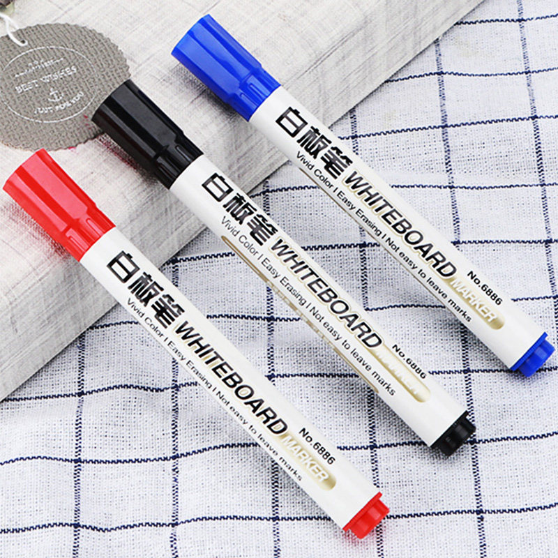 白板画板专用教师办公用品大容量头大易擦粗板笔写字白板笔