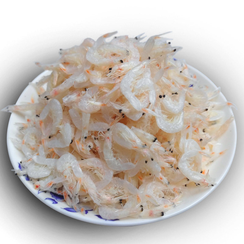 白虾皮无盐淡干虾皮虾仁熟虾野生海米虾仁虾米福建海鲜海产品干货