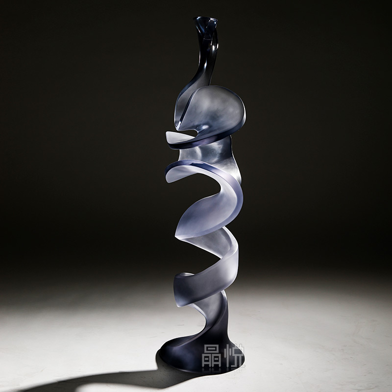 哑光抽象树脂雕塑摆件酒店过道大堂玄关琉璃摆件