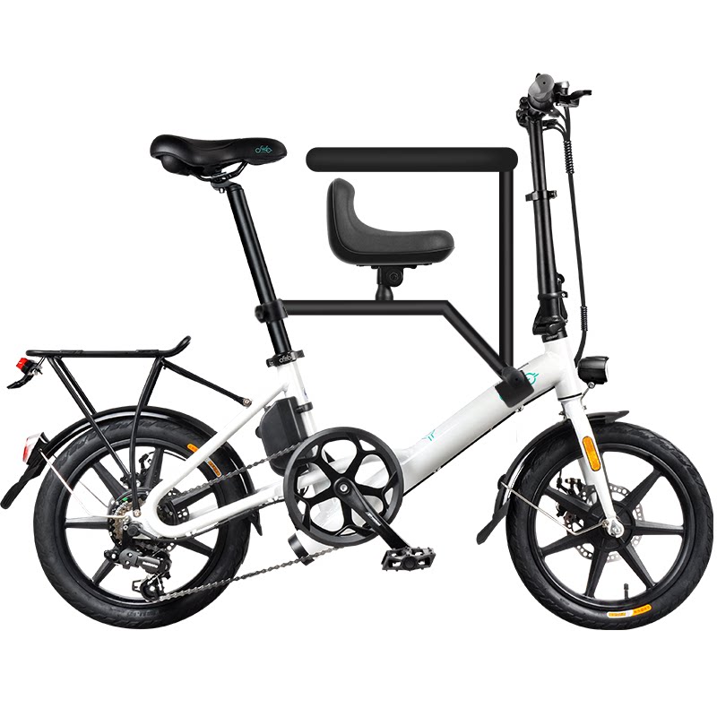 fiido电瓶车国标新国标单车变速迷你飞道锂电折叠电动自行车