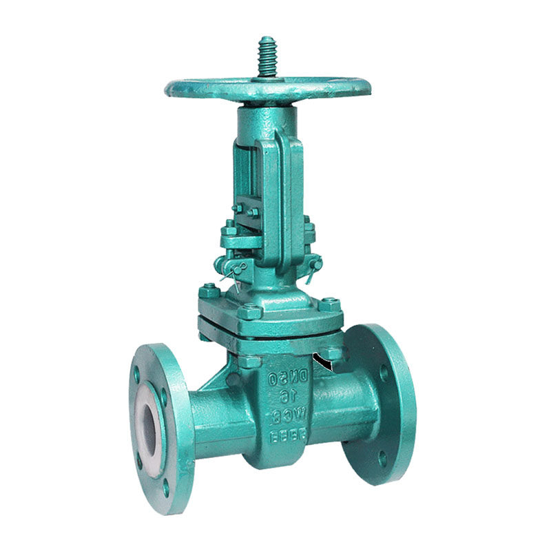 厂家直销衬氟闸阀z41f46-16c耐酸酸碱阀门明杆法兰闸阀