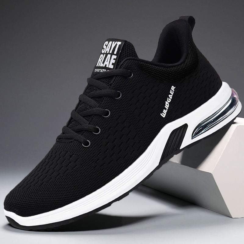 2022新款夏季男鞋男士运动休闲百搭跑步潮鞋韩版透气防臭网面布鞋