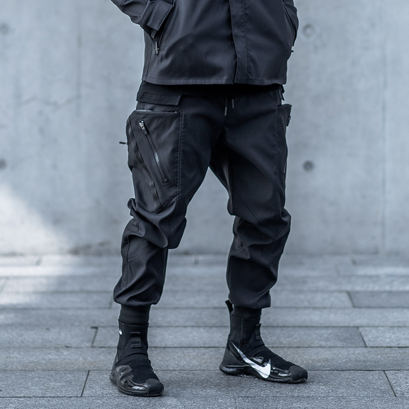 CATSSTAC 猎鸥弧形口袋防风防水束脚裤男潮牌宽松机能工装休闲裤