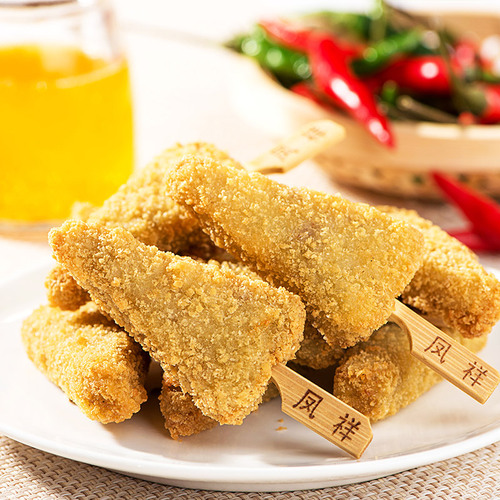 凤祥食品无骨鸡柳香辣味油炸冷冻半成品小吃鸡块家庭装4袋1040克