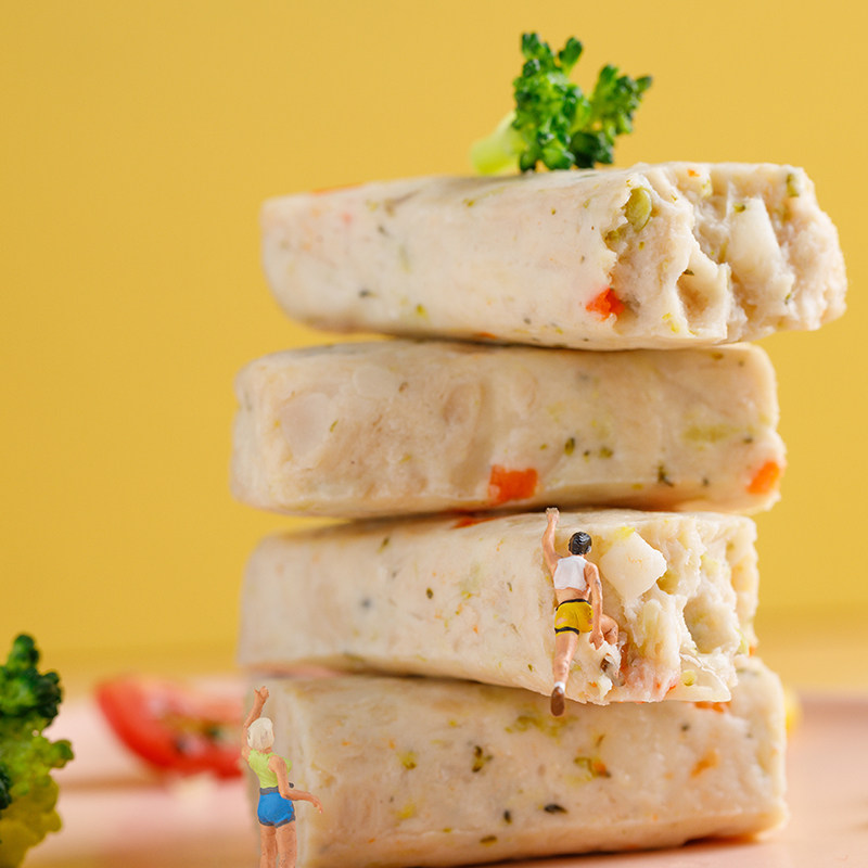 【8根】优形鸡肉蛋白棒代餐鸡肉棒速食低脂鸡肉肠高蛋白饱腹零食