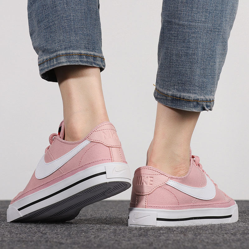 nike耐克官方板鞋女春季新款糖果色court帆布布鞋板鞋