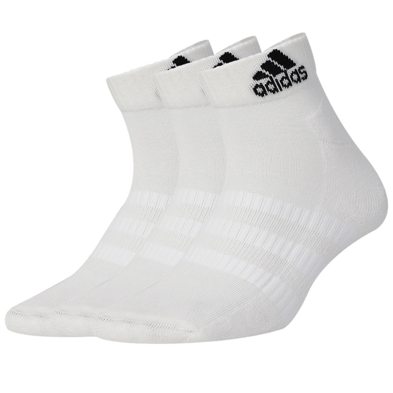 adidas袜子阿迪达斯运动短袜男袜女男士篮球袜跑步白色运动袜