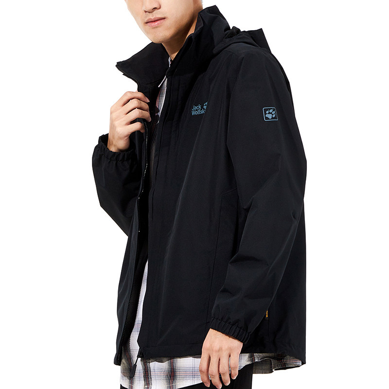 jackwolfskin狼爪男装冲锋春季户外户外运动运动服防风防水冲锋衣