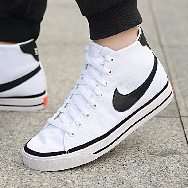 新款nike耐克帆布布鞋男鞋夏季白色休闲休闲鞋运动休闲鞋