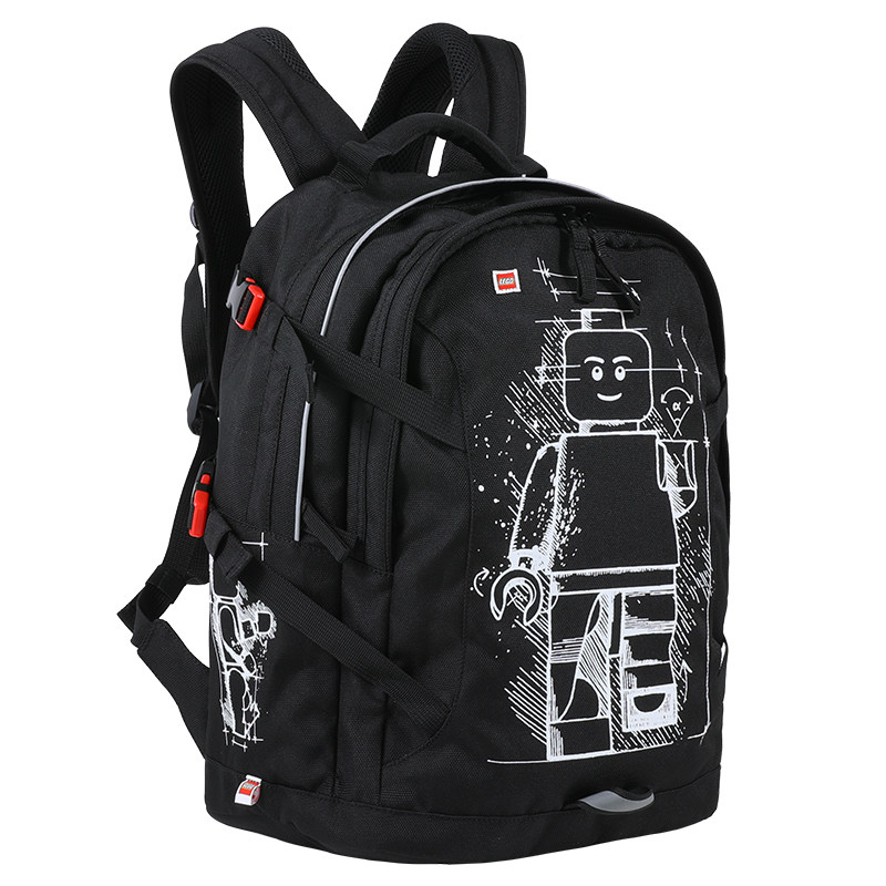书包lego乐高迷彩大容量双肩背包中学生夜光休闲书包