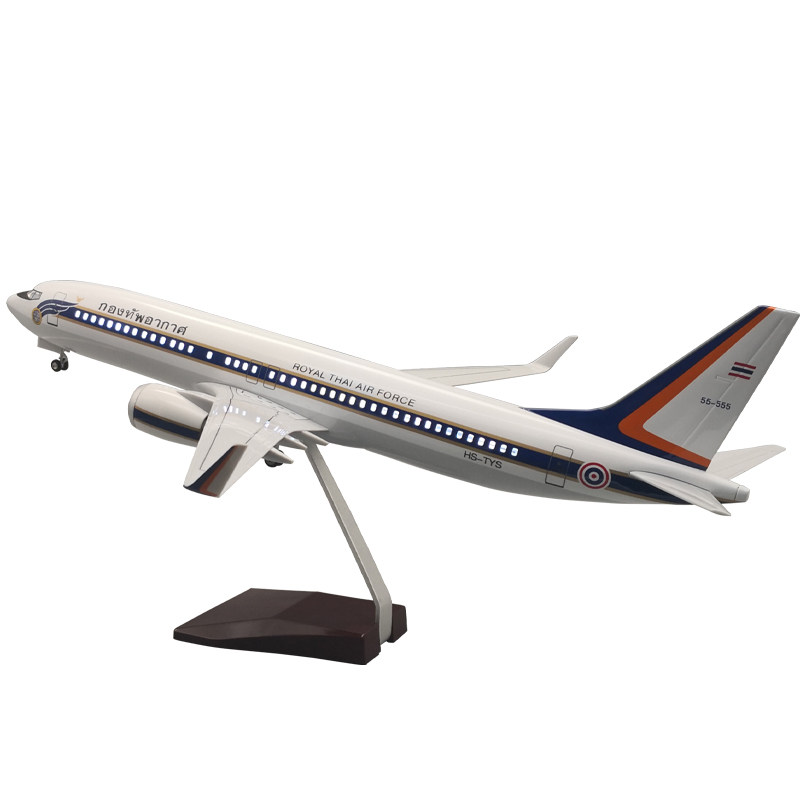 波音737美西南航空47cm飞机模型客机摆件山航航模收藏礼品带轮灯