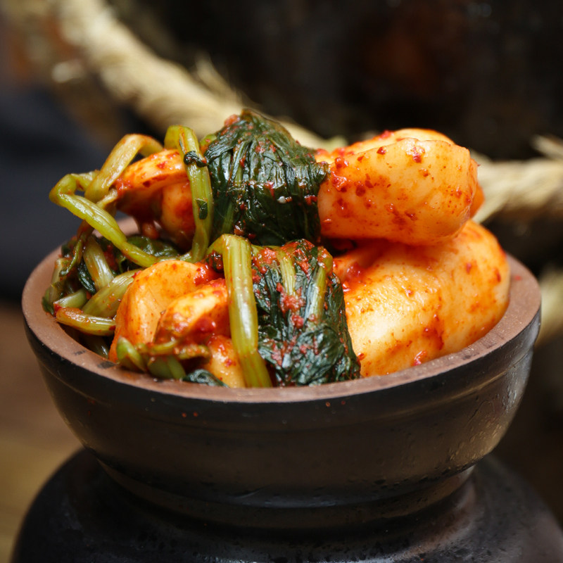 延边特产青年萝卜泡菜朝鲜族咸菜正宗大蒜香辣腌制