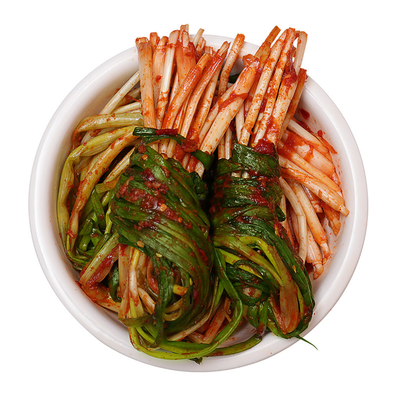 东北延边特产拌小葱韩式辣拌香葱泡菜朝鲜族美食手工腌制下饭咸菜