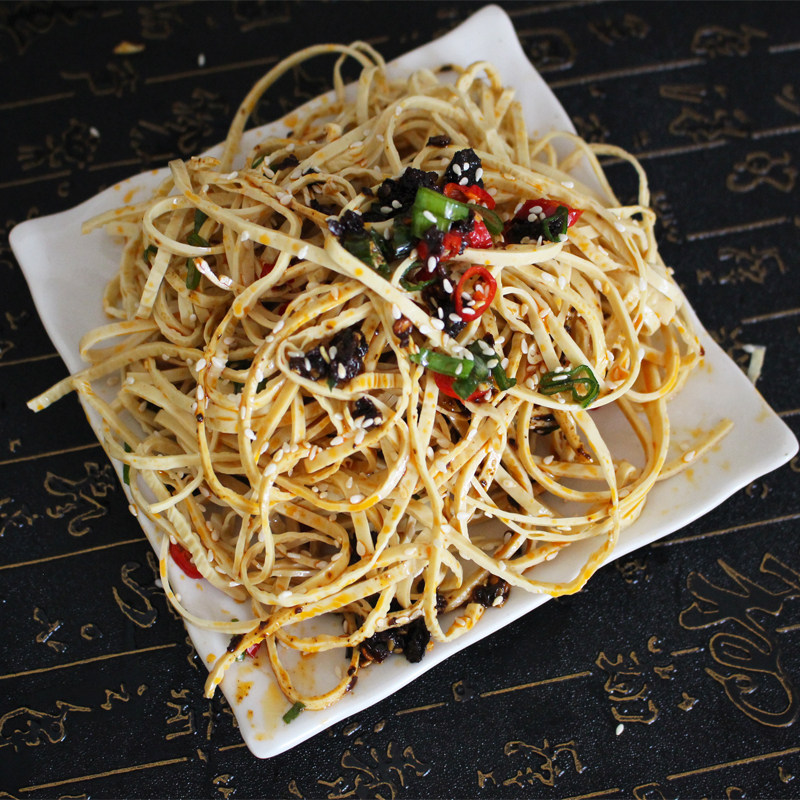 石屏云丝豆腐丝凉拌菜豆油豆制品干货油豆皮丝其它干货