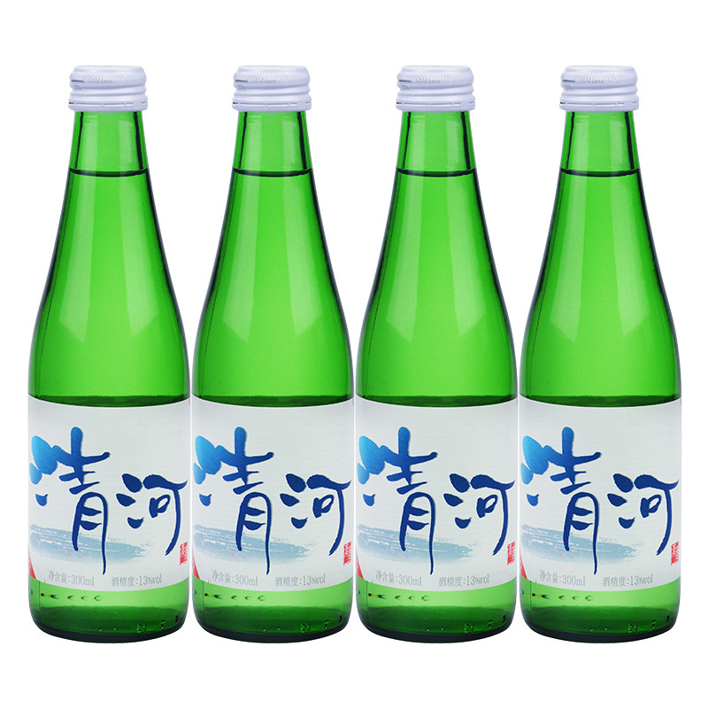 lotte韩国进口13度乐天清河清酒300ml6瓶清酒