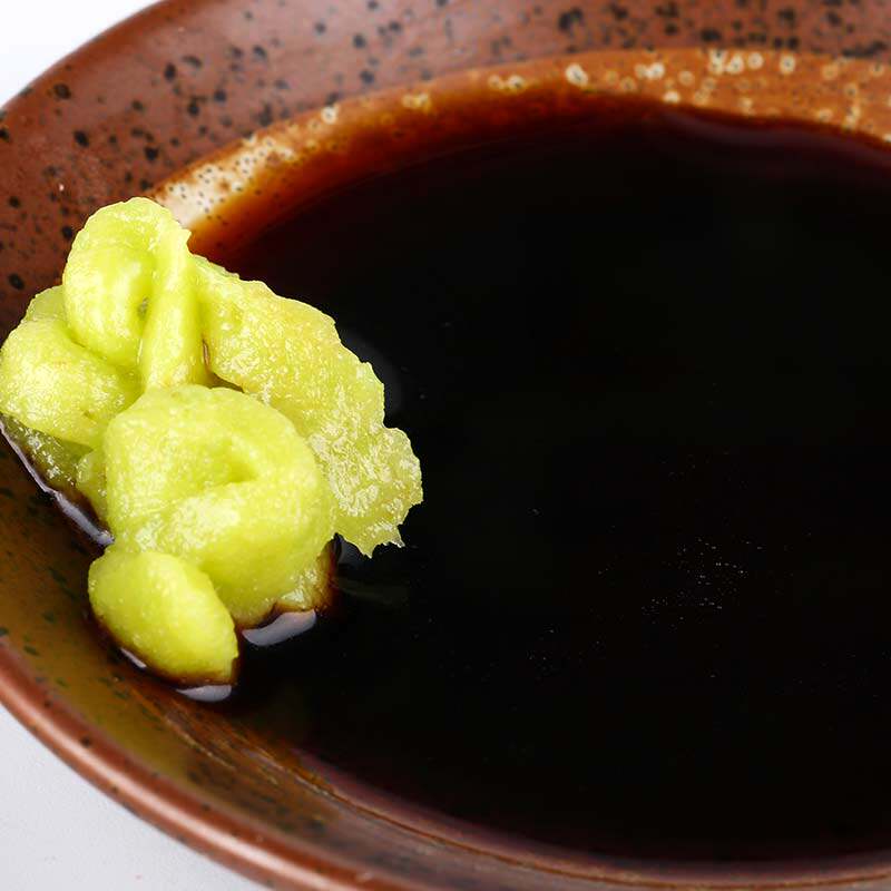 芥末酱油组合9g30包辣根自制沙拉原创章鱼寿司料理