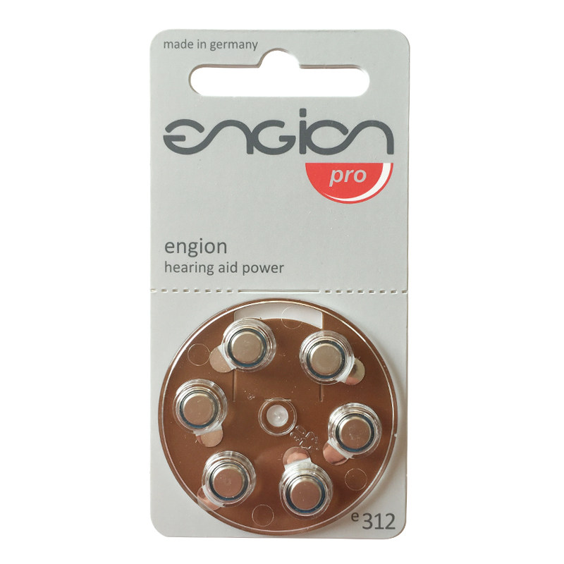 engion德国原装进口助听器电池a13/10/e312/e13/e675锌空气西门子