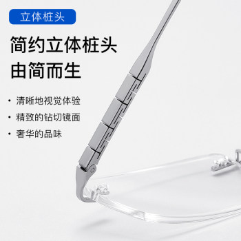 ແວ່ນຕາ titanium ບໍລິສຸດ ultra-light rimless ສໍາລັບຜູ້ຊາຍ, ຕ້ານແສງສີຟ້າ, ສາມາດຕິດຕັ້ງກັບແວ່ນຕາ myopia ຕາມໃບສັ່ງແພດ, ສາມາດຕິດຕັ້ງກັບ astigmatism ຕາມໃບສັ່ງແພດ.