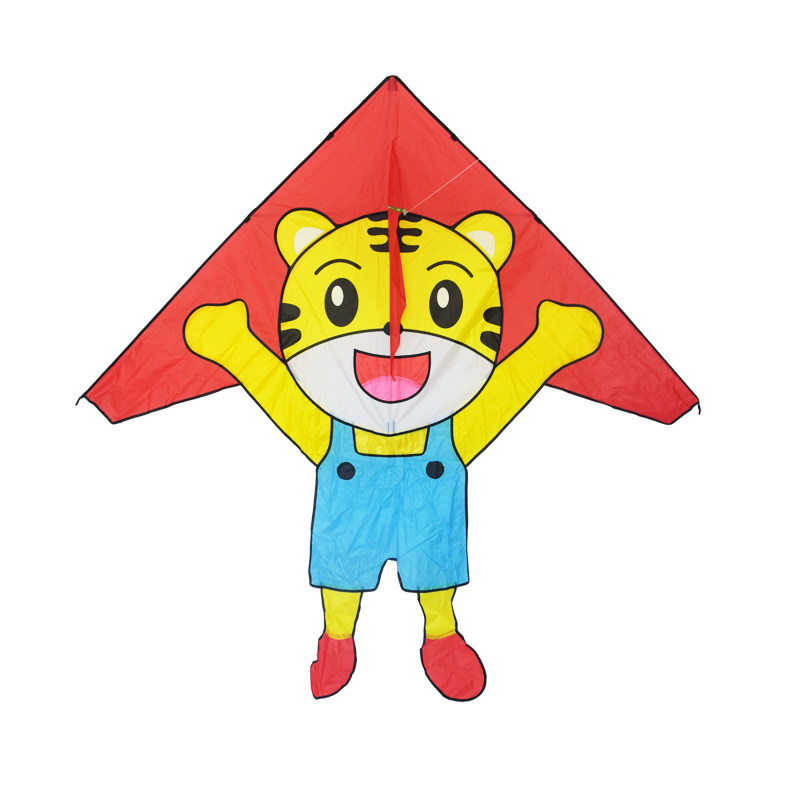 2022新款顽皮虎风筝潍坊酷翔新品生肖老虎风筝好飞易飞儿童风筝