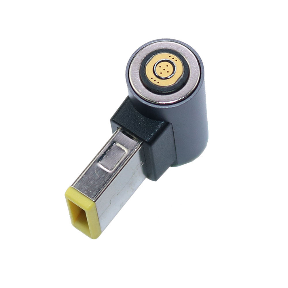 dc磁吸转接头圆口带针100w快充适用于联想方口转接头