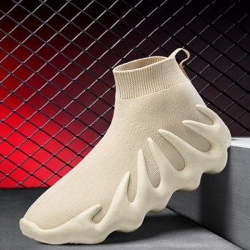 Breathable Coconut Shoes 2023 New Trendy Men's Shoes Octopus Men's Spring and Autumn Socks Shoes Casual Shoes Sports Shoes for Men and Women