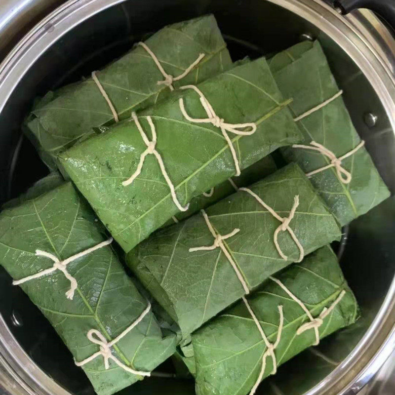 粽子山东东大农家手工端午糯米蜜枣菠萝叶桲椤粽子