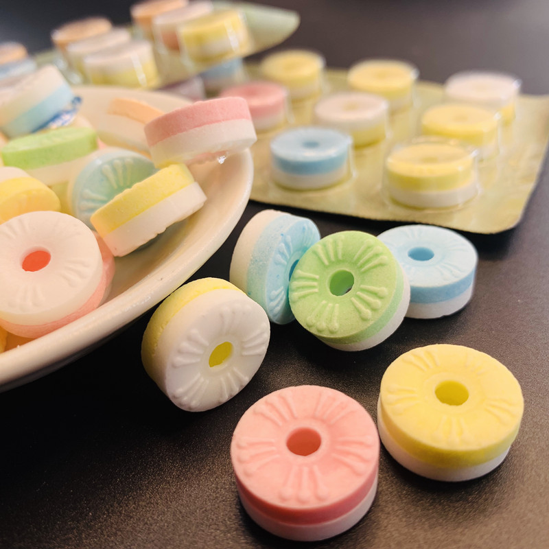 口哨糖水果味圈圈儿童8090儿时童年回忆怀旧传统糖果