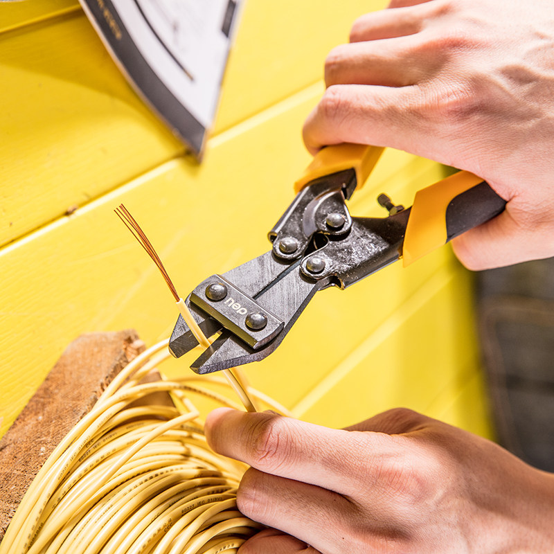 得力工具8寸200mm迷你断线钢筋铁丝剪刀dl2685其它夹持类工具