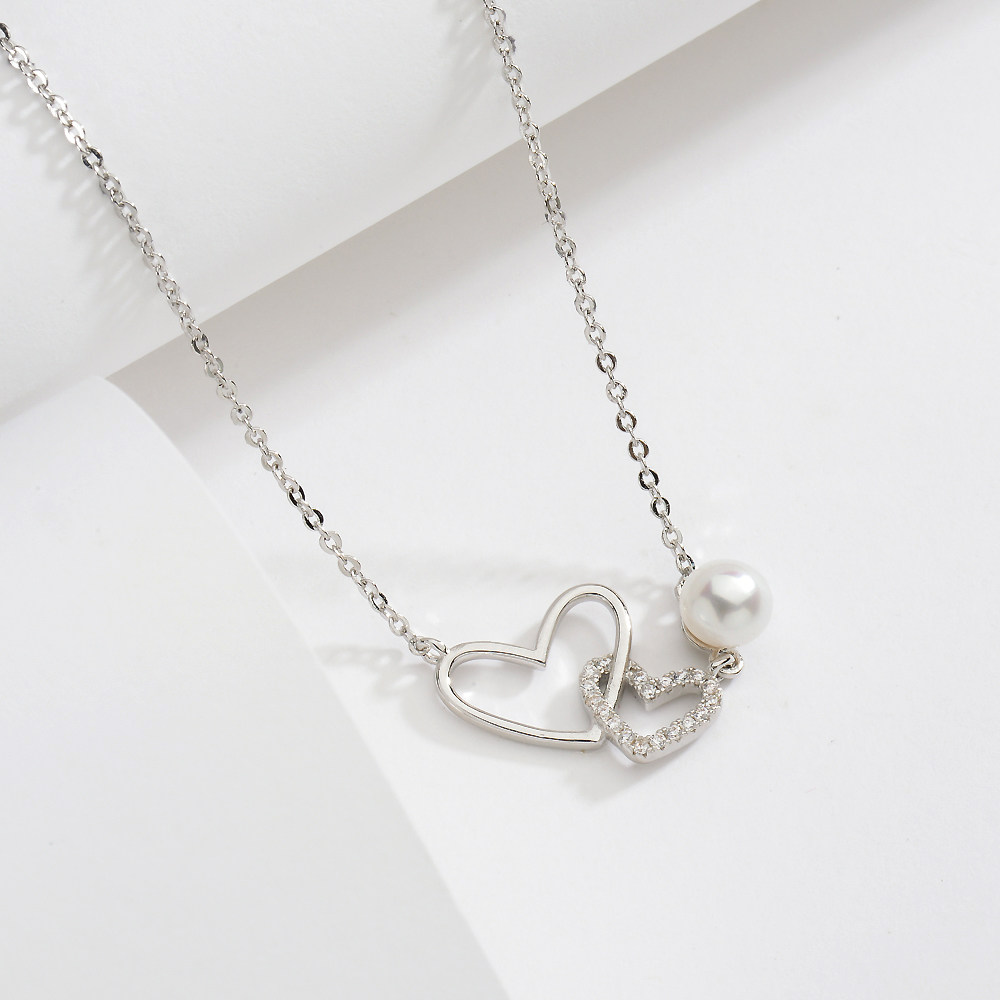 心动纯欲少女项链珍珠淡水贩卖林珊珊推荐珊珊颈饰