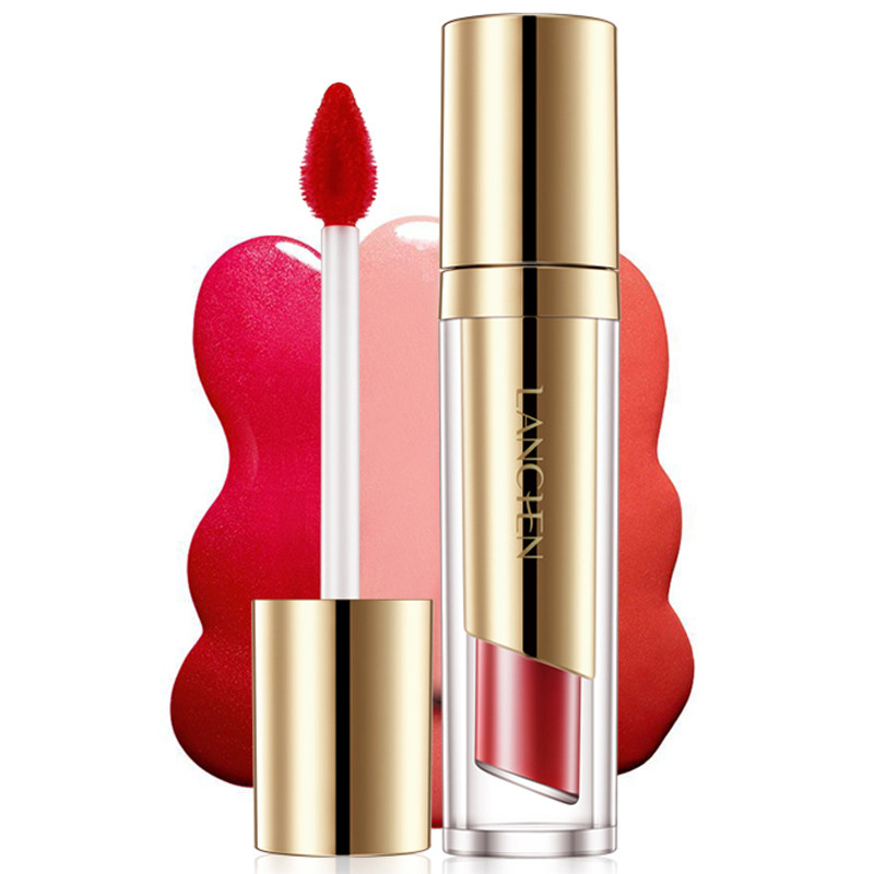 蓝秀唇彩唇釉妆染咬唇上色鎏金易上色唇彩