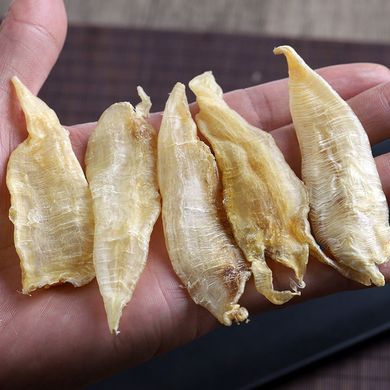 鱼胶干货正品深海赤嘴花胶鱼肚新鲜250g米鱼花胶