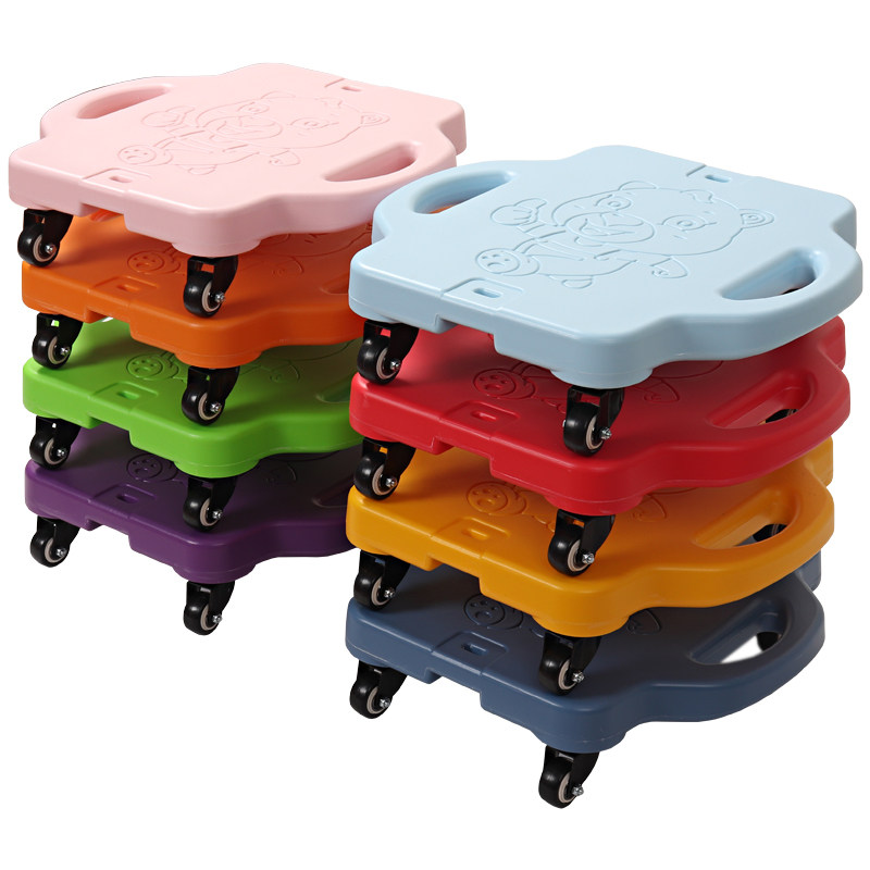 感统训练大滑板车儿童四轮平衡板早教幼儿园体智能前庭恢复器材