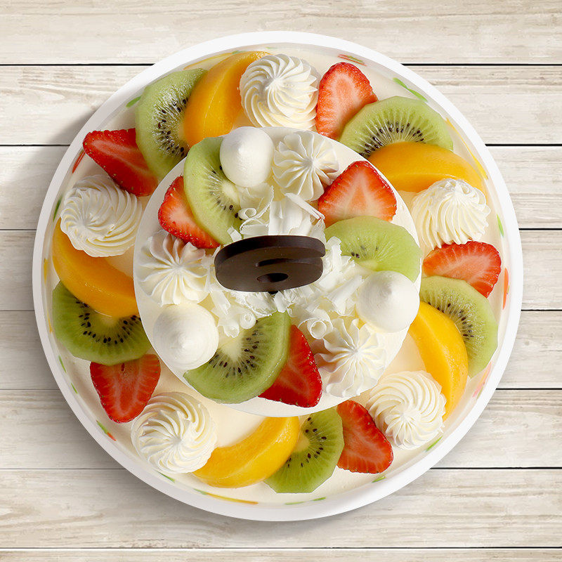 贝诺宴会聚会庆祝3磅鲜果蛋糕公司舞会下午茶新鲜生日蛋糕