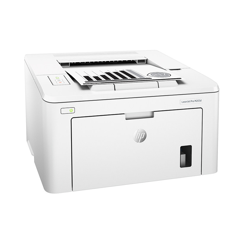 打印机惠普hp203d黑白激光a4自动双面家用激光打印机