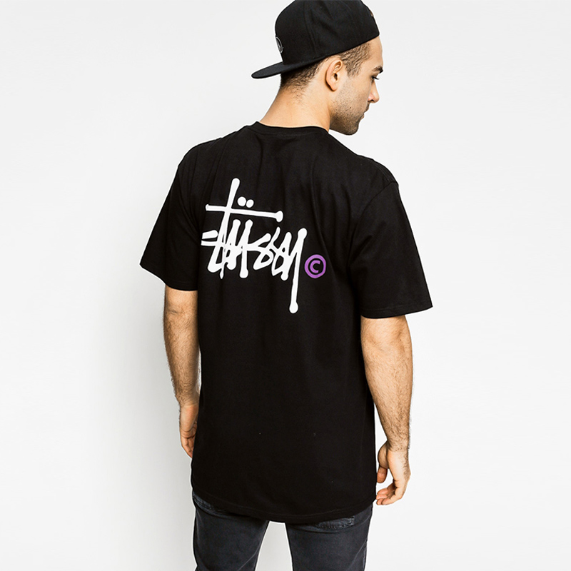 短袖stussy恤男2020夏季新款斯图西经典基础圆领t恤