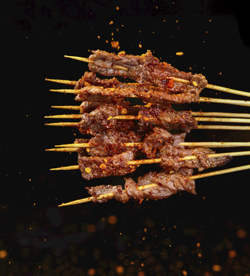 整箱天润手把牛肉风味商用铁板油炸户外烧烤牛丸