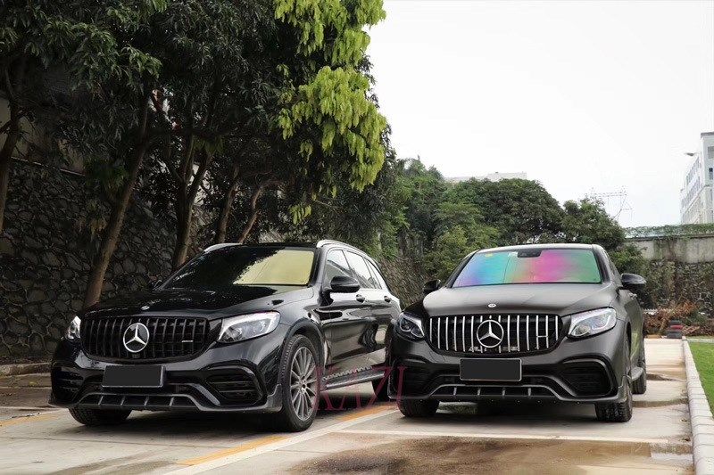适用于奔驰glc260lglc300l改装glc63samg包围前杠中网其他