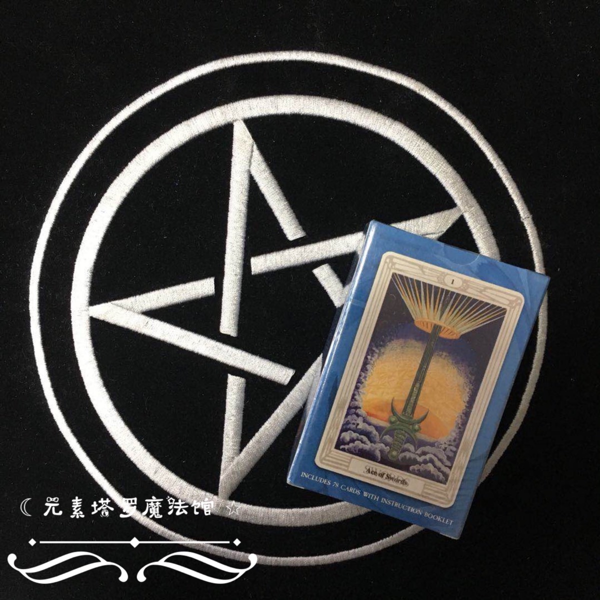 透特进口crowleythothtarot托特塔罗送牌袋资料桌游卡牌