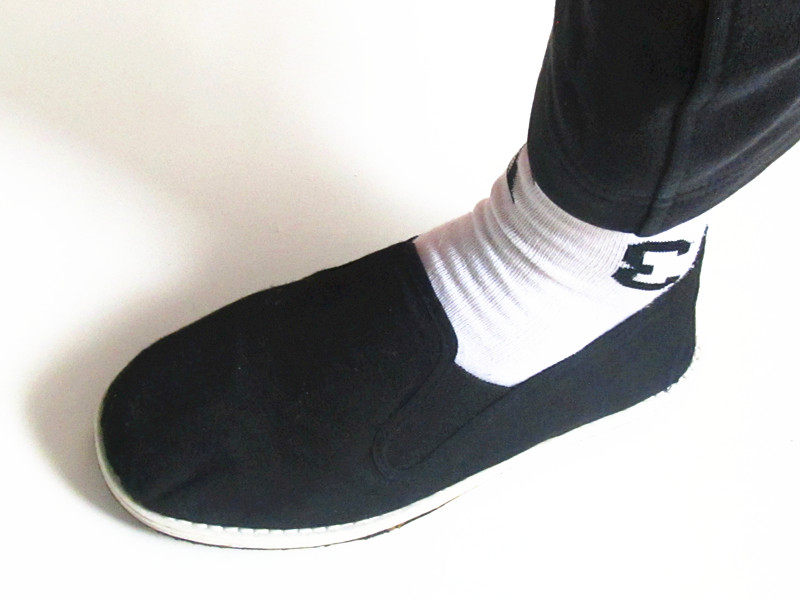 包邮李小龙功夫布鞋武术鞋太极鞋军单练功鞋休闲晨练纯棉透气训练