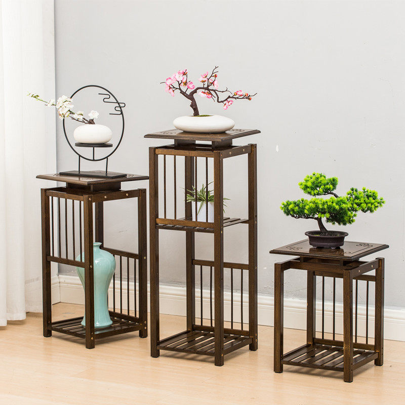 茶几花架子置物架阳台室内落地式绿萝摆件装饰花盆花架
