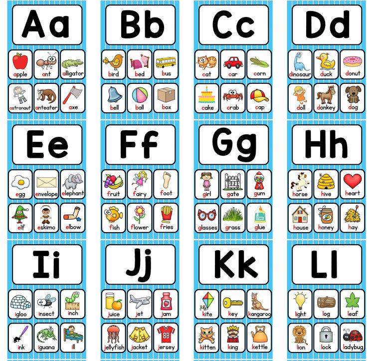phonics英语自然拼读卡片26个英文字母闪卡大小写带笔画笔顺教具