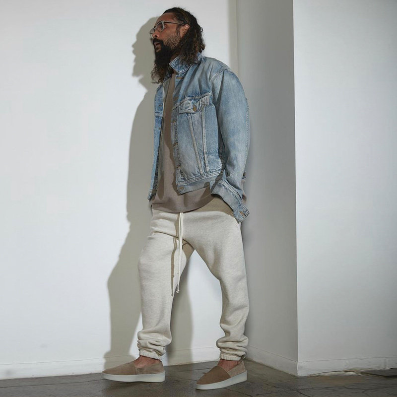 jerry同款fearofgod复线fogessentials水洗牛仔夹克