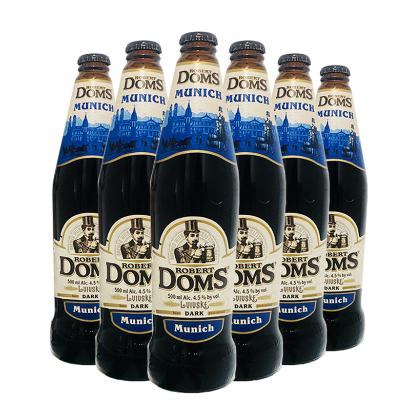乌克兰进口啤酒多玛斯doms多姆小麦白啤精酿黑大麦啤酒