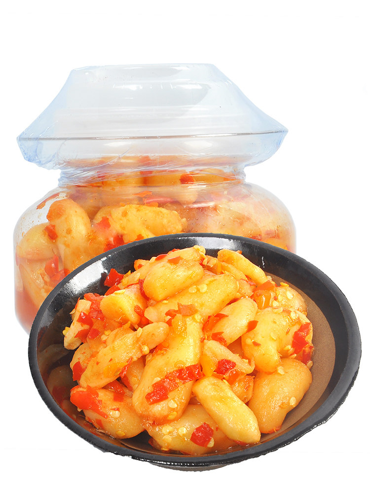 湖南仔姜下饭开胃姜开胃泡嫩剁椒邵阳腌制手工腌制