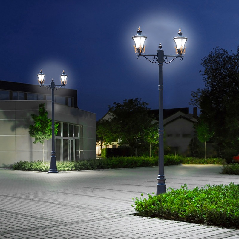 路灯室外庭院高杆220v小区家用院子花园别墅户外景观庭院灯饰